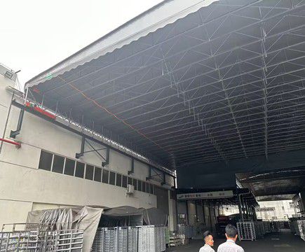 遼寧電動伸縮雨棚